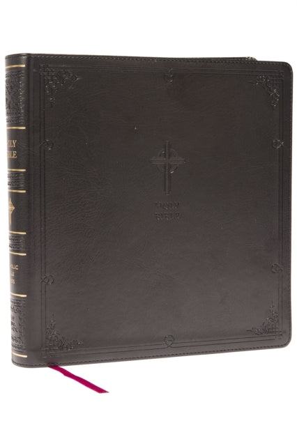 Book cover of: NABRE XL, Catholic Edition, Leathersoft, Black, Comfort Print. By: Catholic Bible Catholic Bible Press