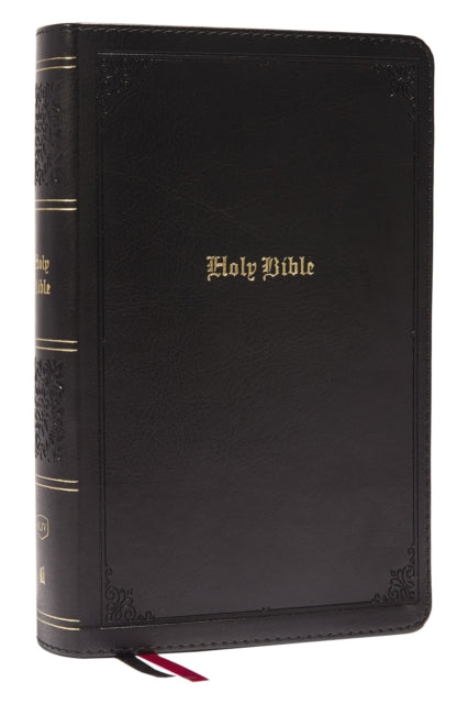 Book cover of: KJV Holy Bible: Large Print Single-Column with 43,000 End-of-Verse Cross References, Black Leathersoft, Personal Size, Red Letter, Comfort Print: King James Version. By: Zondervan Publishing Company