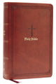 Book cover of: KJV Holy Bible: Large Print Single-Column with 43,000 End-of-Verse Cross References, Brown Leathersoft, Personal Size, Red Letter, Comfort Print: King James Version. By: Zondervan Publishing Company