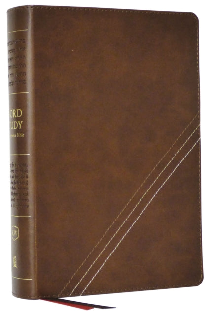 Book cover of: KJV, Word Study Reference Bible, Leathersoft, Brown, Red Letter, Comfort Print. By: Zondervan Publishing Company