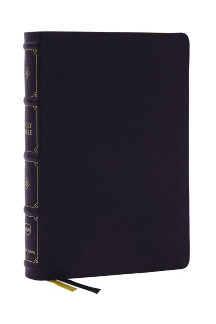 Book cover of: NKJV, Large Print Thinline Reference Bible, Blue Letter, Maclaren Series, Leathersoft, Black, Thumb Indexed, Comfort Print. By: Zondervan Publishing Company