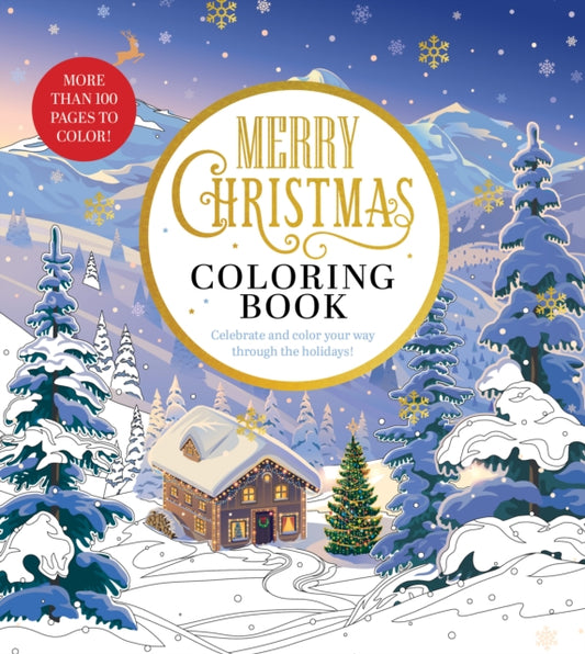Book cover of: Merry Christmas Coloring Book. By: Editors of Chartwell Books