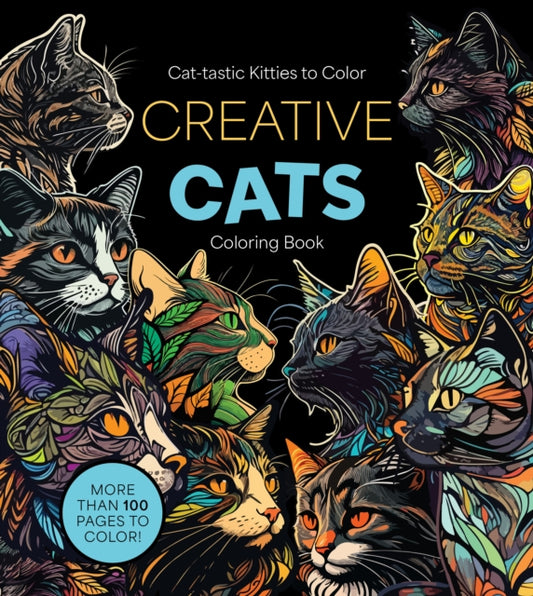 Book cover of: Creative Cats Coloring Book. By: Editors of Chartwell Books