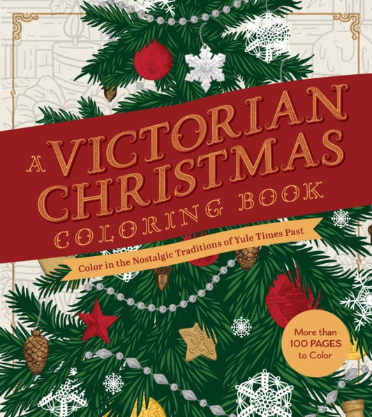 Book cover of: Victorian Christmas Coloring Book. By: Editors of Chartwell Books