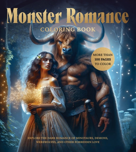 Book cover of: Monster Romance Coloring Book. By: Editors of Chartwell Books