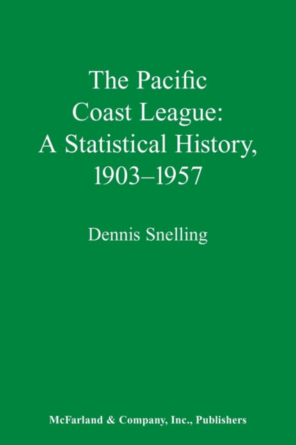 Book cover of: Pacific Coast League