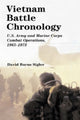 Book cover of: Vietnam Battle Chronology. By: David Burns Sigler