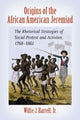 Book cover of: Origins of the African American Jeremiad. By: Harrell, Willie J. Jr