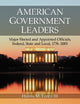 Book cover of: American Government Leaders. By: Harris M., III Lentz