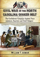 Book cover of: Civil War in the North Carolina Quaker Belt. By: William T. Auman