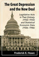 Book cover of: Great Depression and the New Deal. By: Frederick E. Hosen