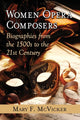 Book cover of: Women Opera Composers. By: Mary Frech McVicker