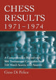 Book cover of: Chess Results, 1971-1974. By: Gino Di Felice