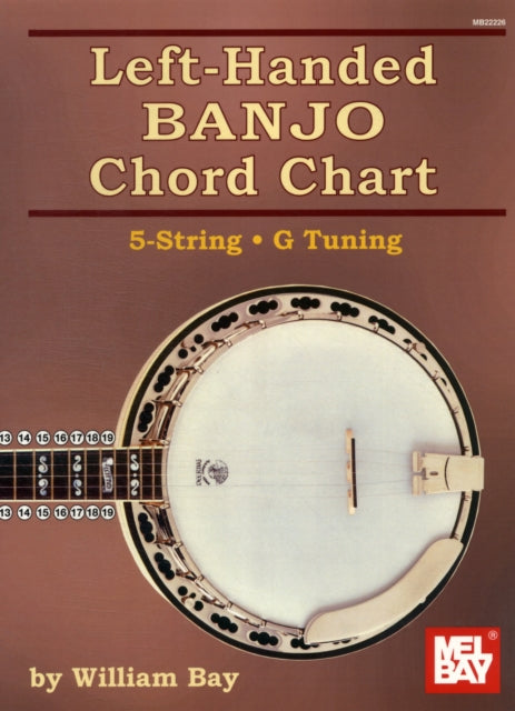 Book cover of: Left-Handed Banjo Chord Chart