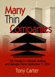 Book cover of: Many Thin Companies. By: Tony Carter