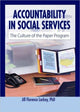 Book cover of: Accountability in Social Services. By: Jill Florence Lackey