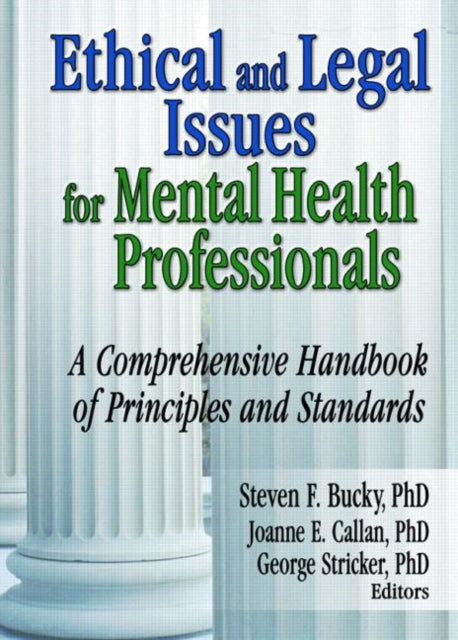Book cover of: Ethical and Legal Issues for Mental Health Professionals