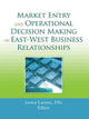 Book cover of: Market Entry and Operational Decision Making in East-West Business Relationships. By: Jorma Larimo