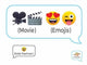 Book cover of: Movie Emojis. By: Robb Pearlman