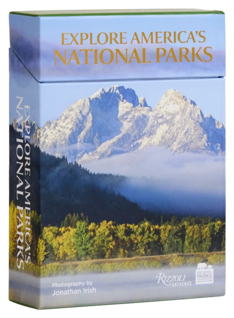 Book cover of: Explore America's National Parks Deck. By: Jonathan Irish