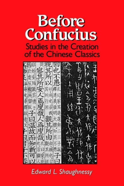 Book cover of: Before Confucius