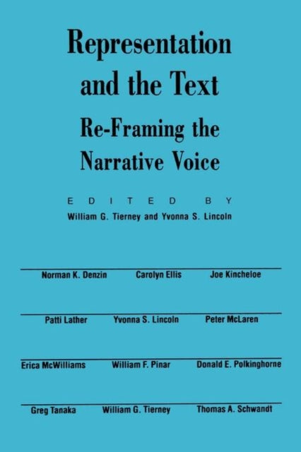 Book cover of: Representation and the Text