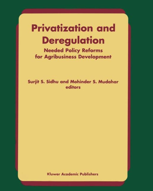 Book cover of: Privatization and Deregulation. By: . Sidhu