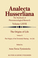 Book cover of: Origins of Life. By: A-T. Tymieniecka