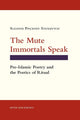 Book cover of: Mute Immortals Speak