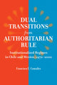 Book cover of: Dual Transitions from Authoritarian Rule. By: Francisco Enrique González González