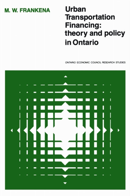 Book cover of: Urban Transportation Financing