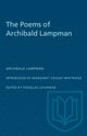 Book cover of: Poems of Archibald Lampman