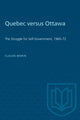 Book cover of: Quebec Versus Ottawa
