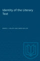 Book cover of: Identity of the Literary Text