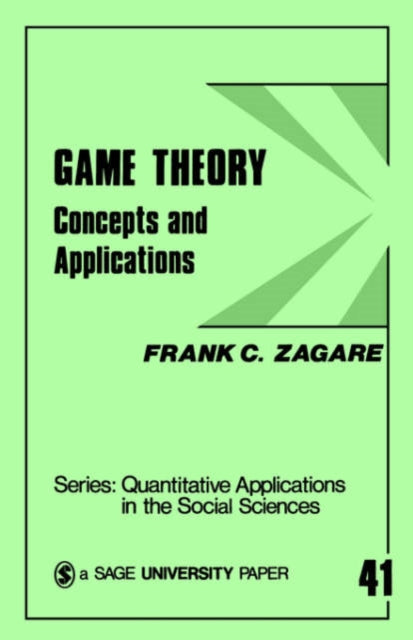 Book cover of: Game Theory