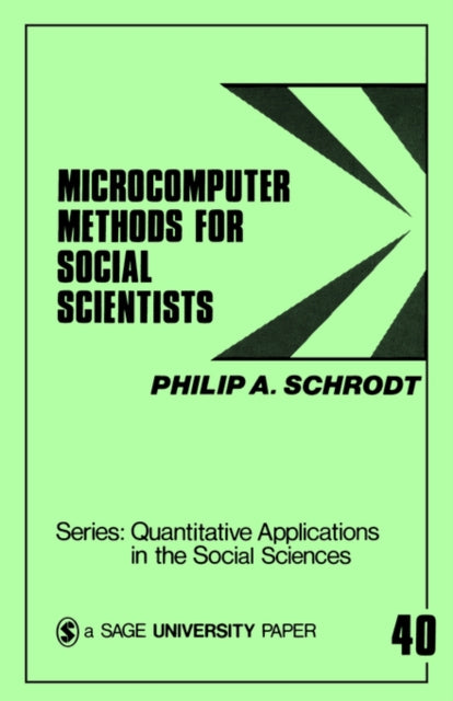Book cover of: Microcomputer Methods for Social Scientists