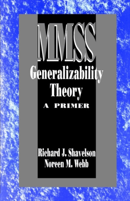 Book cover of: Generalizability Theory