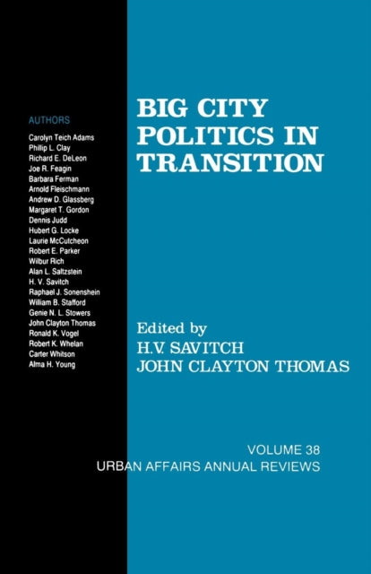 Book cover of: Big City Politics in Transition