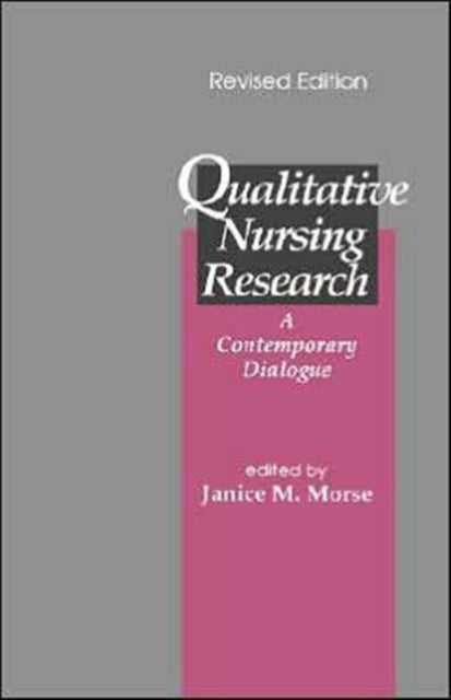 Book cover of: Qualitative Nursing Research. By: Janice M. Morse