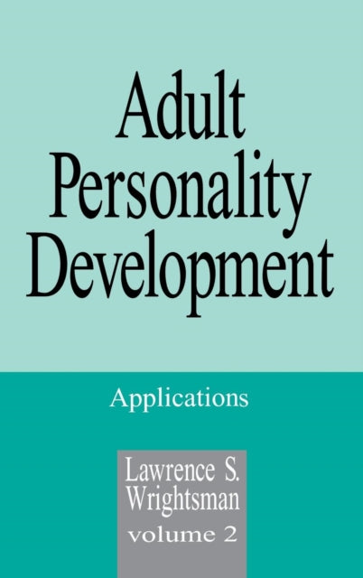 Book cover of: Adult Personality Development