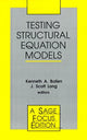 Book cover of: Testing Structural Equation Models