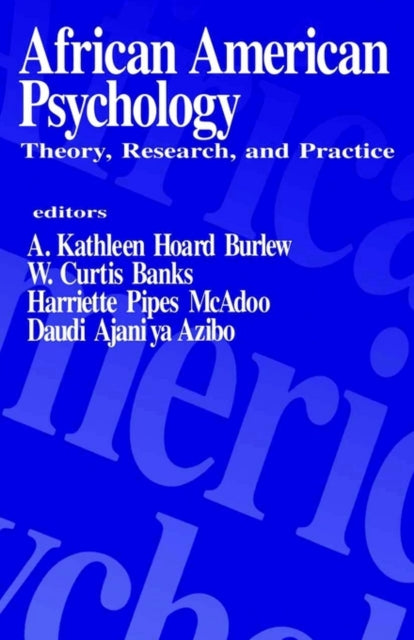 Book cover of: African American Psychology