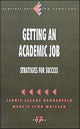 Book cover of: Getting an Academic Job. By: Jennie Jacobs Kronenfeld