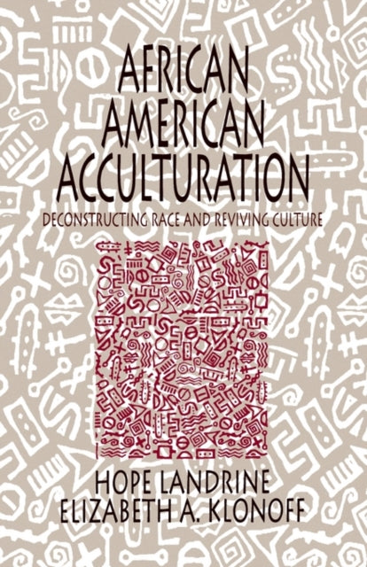 Book cover of: African American Acculturation