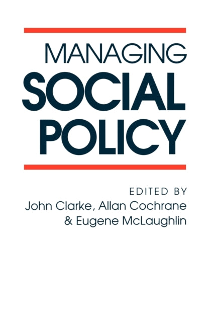 Book cover of: Managing Social Policy