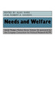 Book cover of: Needs and Welfare