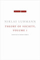 Book cover of: Theory of Society, Volume 1. By: Niklas Luhmann