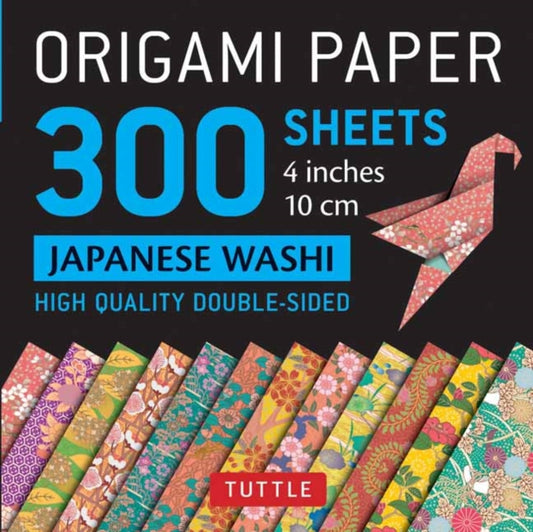 Book cover of: Origami Paper - Japanese Washi Patterns- 4 inch (10cm) 300 sheets