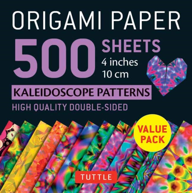 Book cover of: Origami Paper 500 sheets Kaleidoscope Patterns 4" (10 cm)