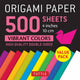 Book cover of: Origami Paper 500 sheets Vibrant Colors 4 (10 cm)
